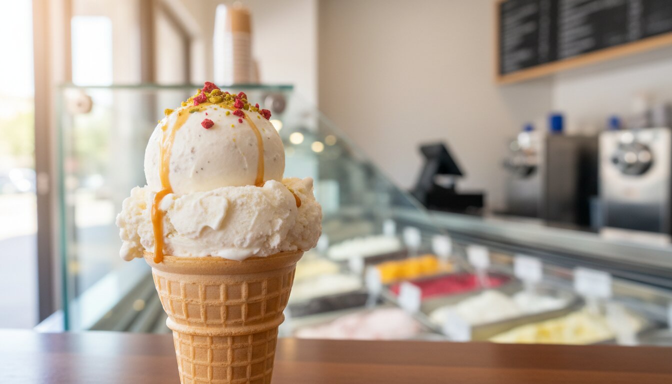Imagen sobre Helado de vainilla casero: cremoso y con vainilla real
