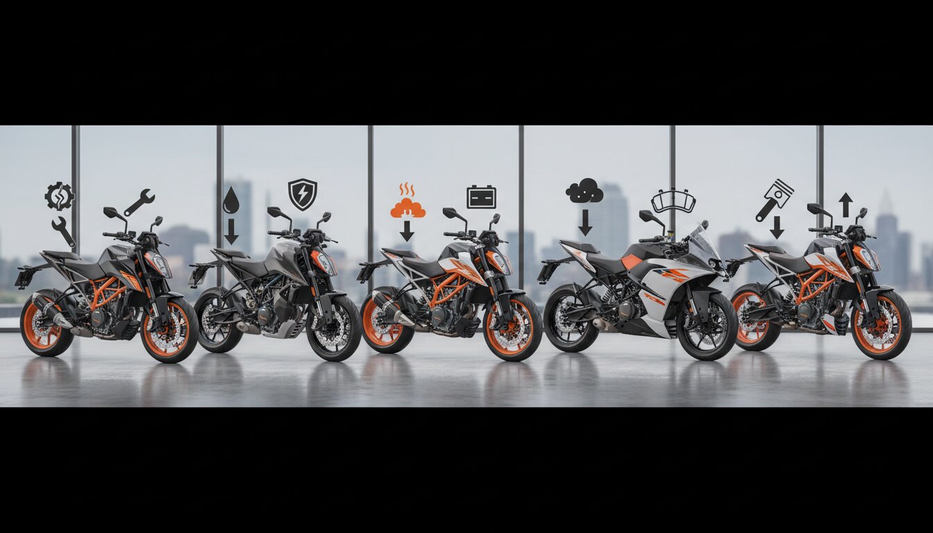 Comparativa modelos KTM y fiabilidad