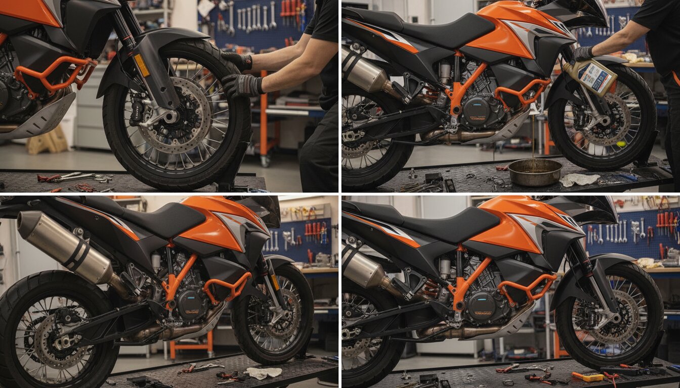Mantenimiento básico para motos KTM