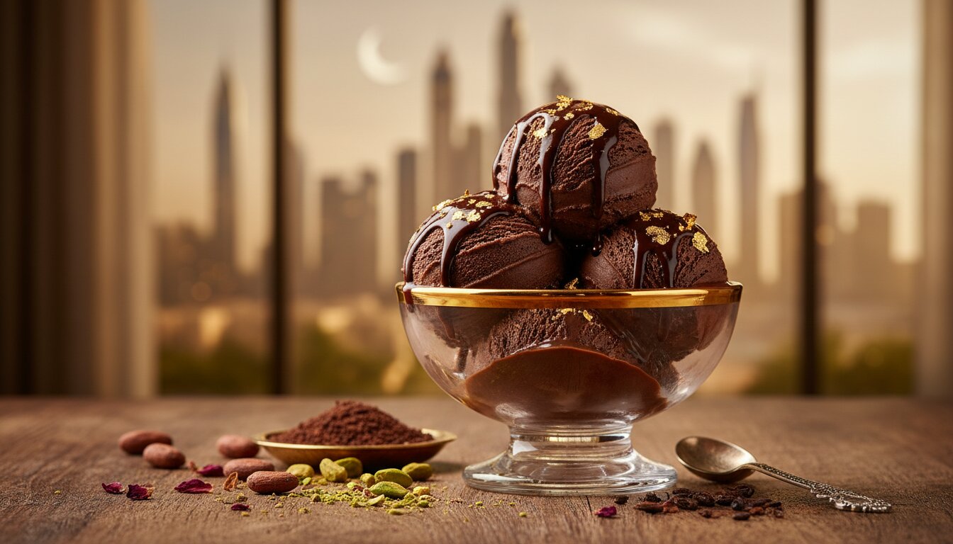 helado de chocolate dubai